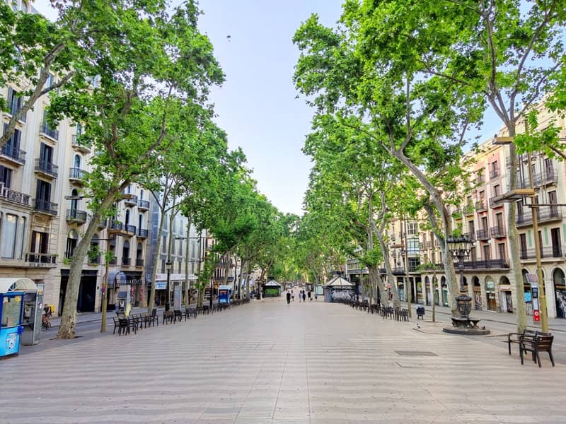 La historia detrás de la Rambla de Barcelona